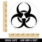 Biohazard Symbol Self-Inking Rubber Stamp for Stamping Crafting Planners